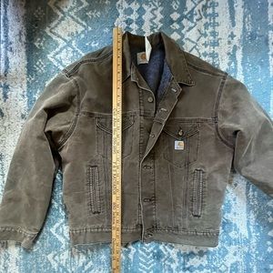 Rare Carhartt Vintage 80’s JB182 Blanket Lined Trucker Jacket Brown